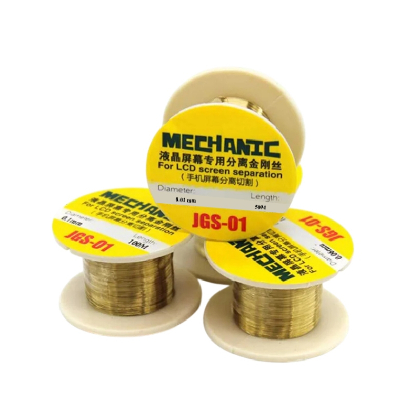 KAWAT PEMISAH TOUCHSCREEN MECHANIC JGS-01 0.1MM (50M) ORIGINAL