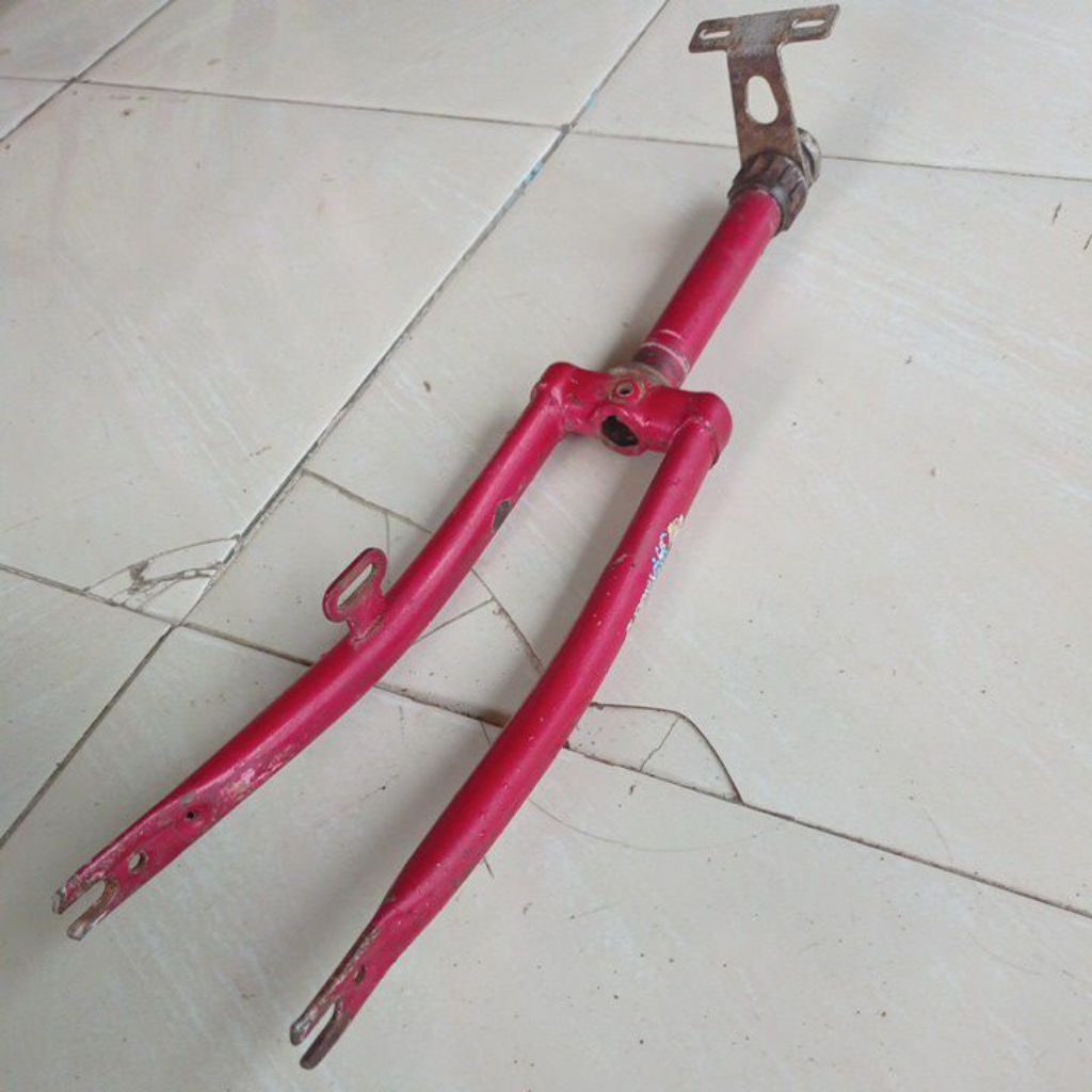Fork sepeda mini perempuan ukuran 20