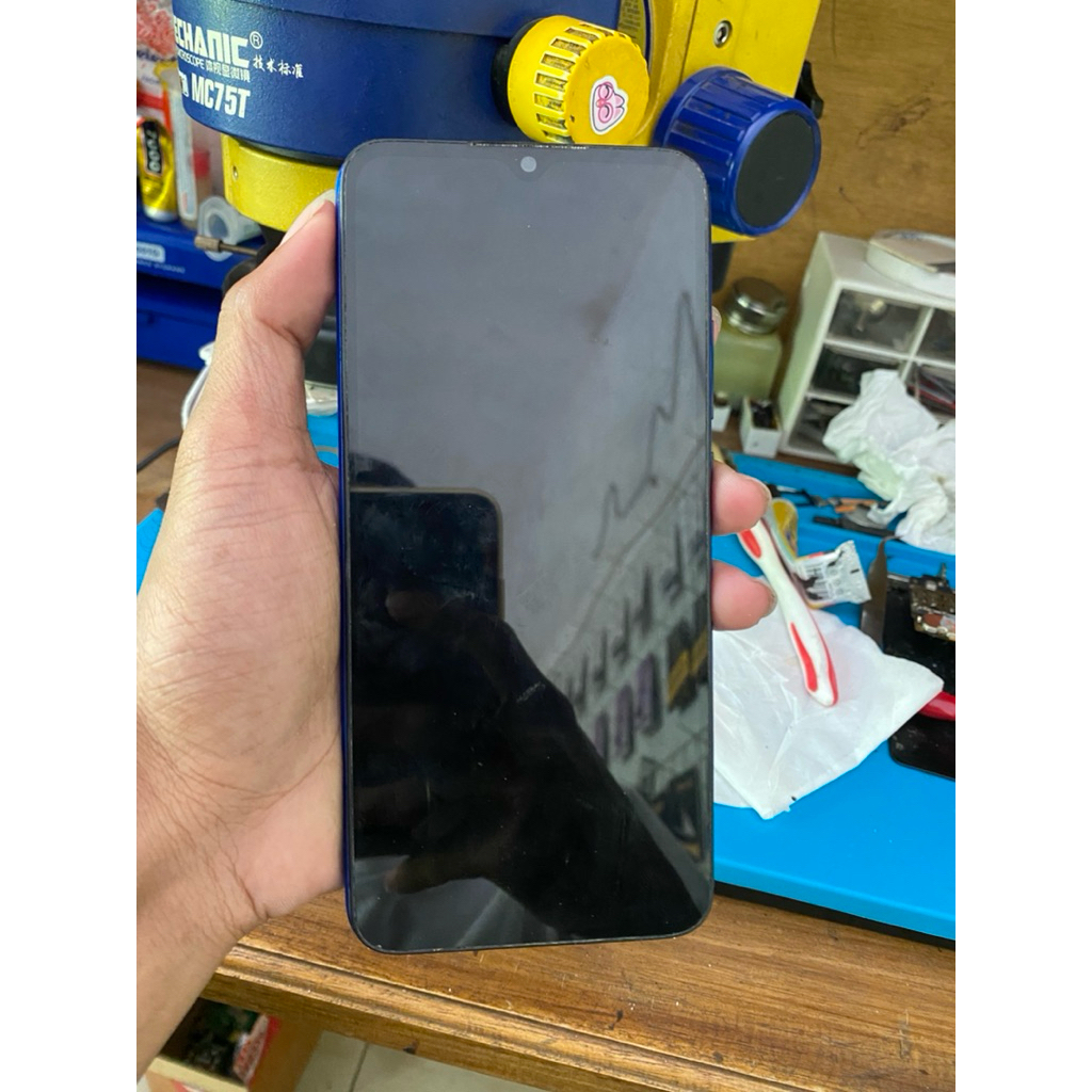 REDMI 9A Minus Lcd matot mesin normal
