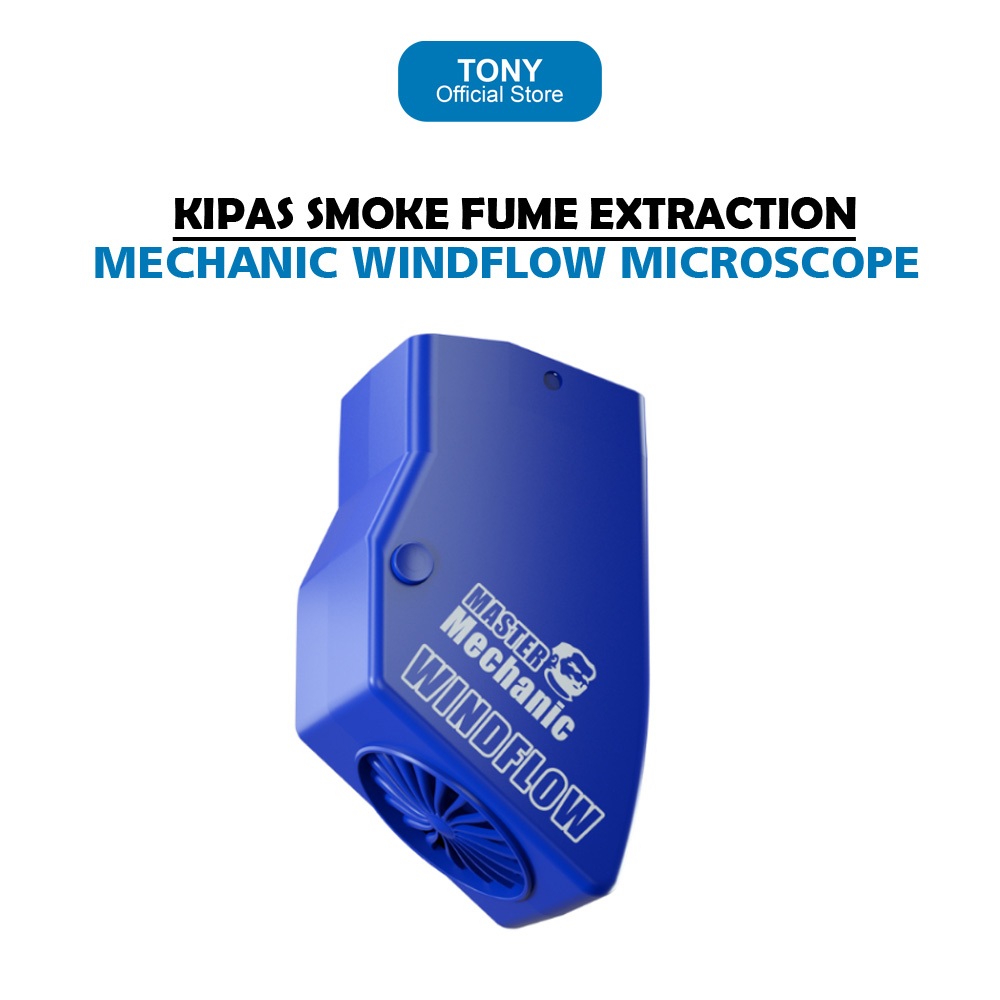 SMOKE ABSORBER MECHANIC WINDFLOW MICROSCOPE ORIGINAL - KIPAS PENGHISAP ASAP SOLDER MECHANIC WINDFLOW