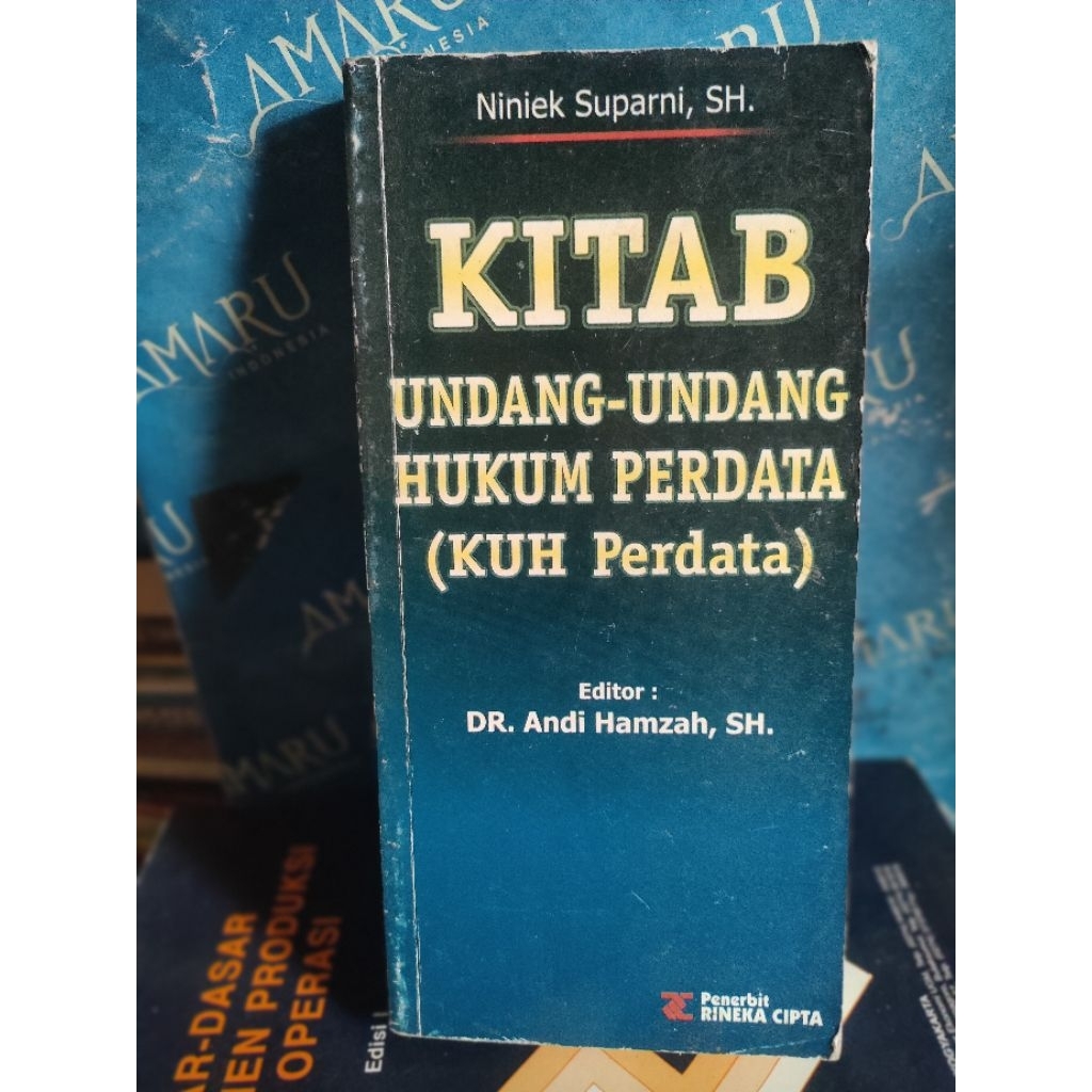 ORIGINAL BUKU KITAB UNDANG-UNDANG HUKUM PERDATA KUH PERDATA