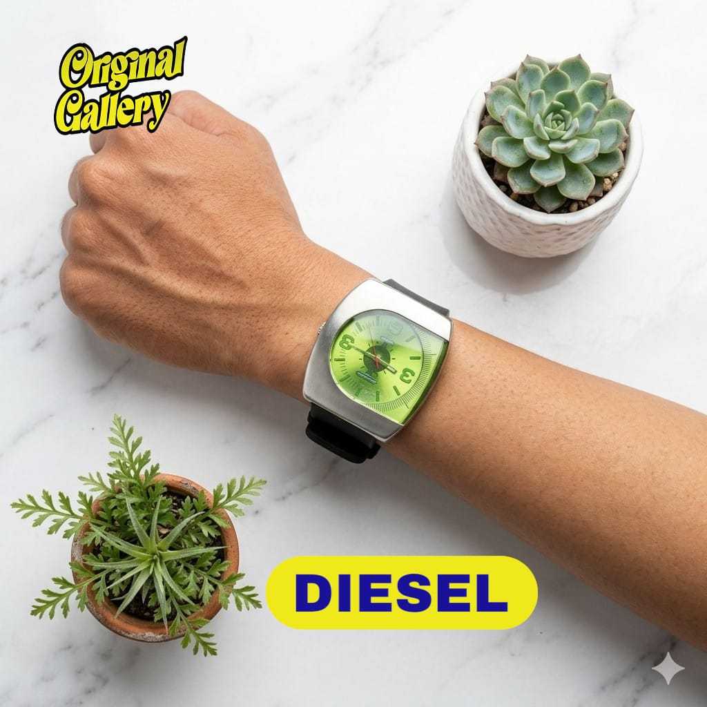 Jam tangan Pria dan Wanita Strap Rubber DIESEL DISITE