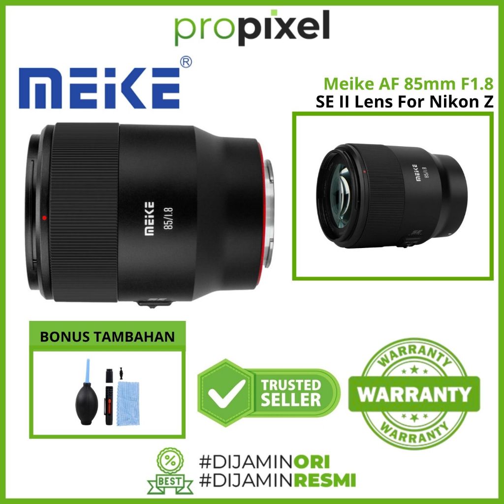 Meike AF 85mm f1.8 SE II For Nikon Z Mount Fullframe 85 mm f/1.8 Mark II Nikon Garansi Resmi