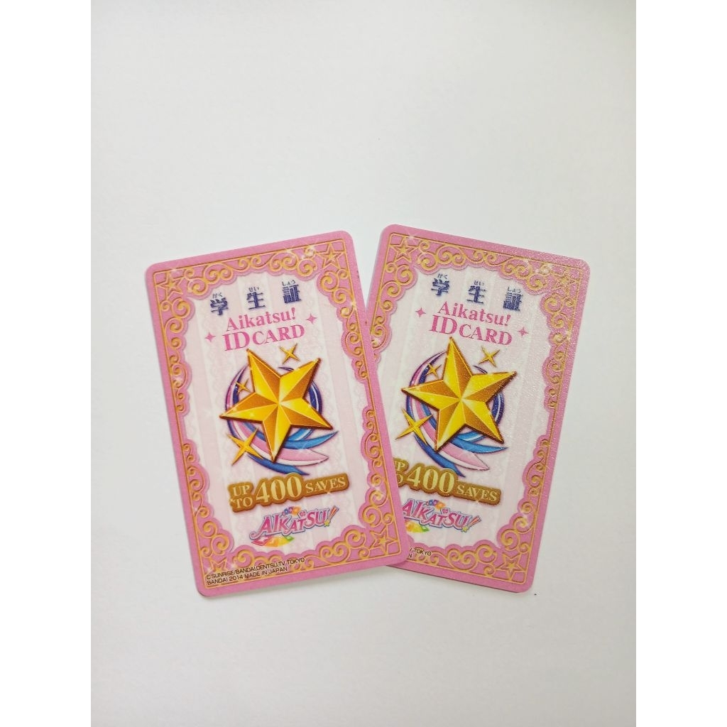 [OFFICIAL/ORI] PRELOVED ID CARD PINK AIKATSU INDONESIA