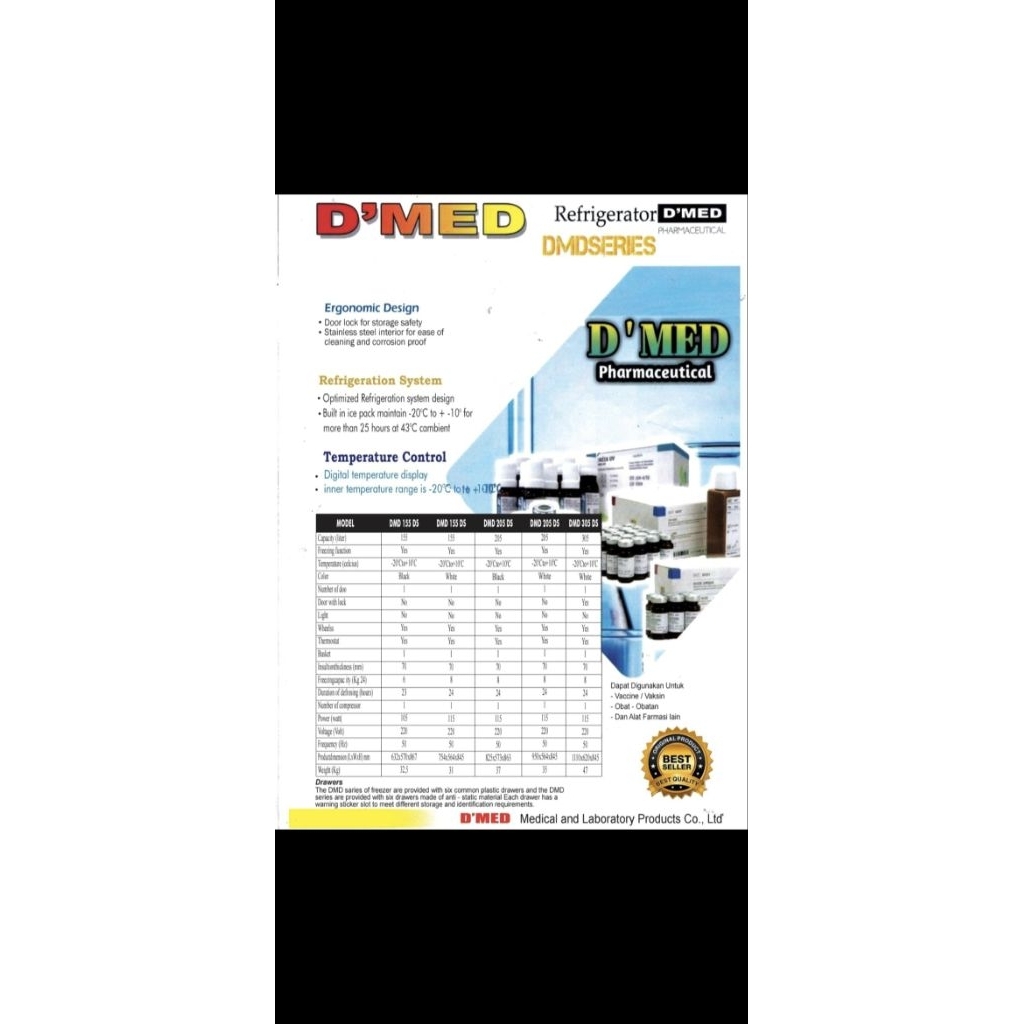 kulkas vaksin dmed / refrigerator freezer vaccine dmed / kulkas refrigerator vakain dmed
