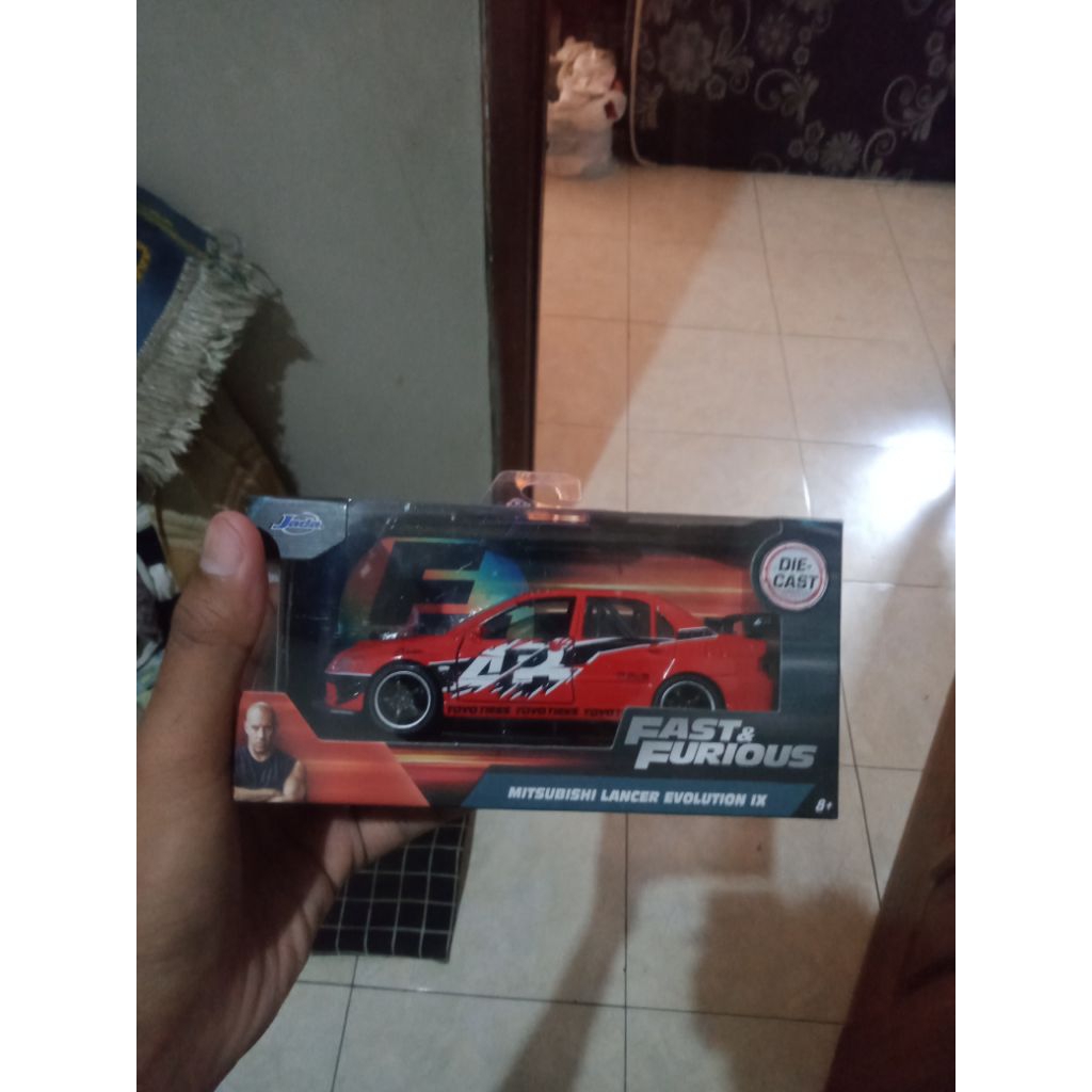 jada diecast fast and furious mitsubishi lancer evolution IX