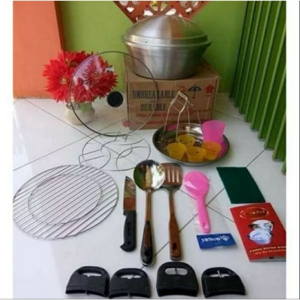 Toyopot Panci Serbaguna Tutup Wajan Kaca