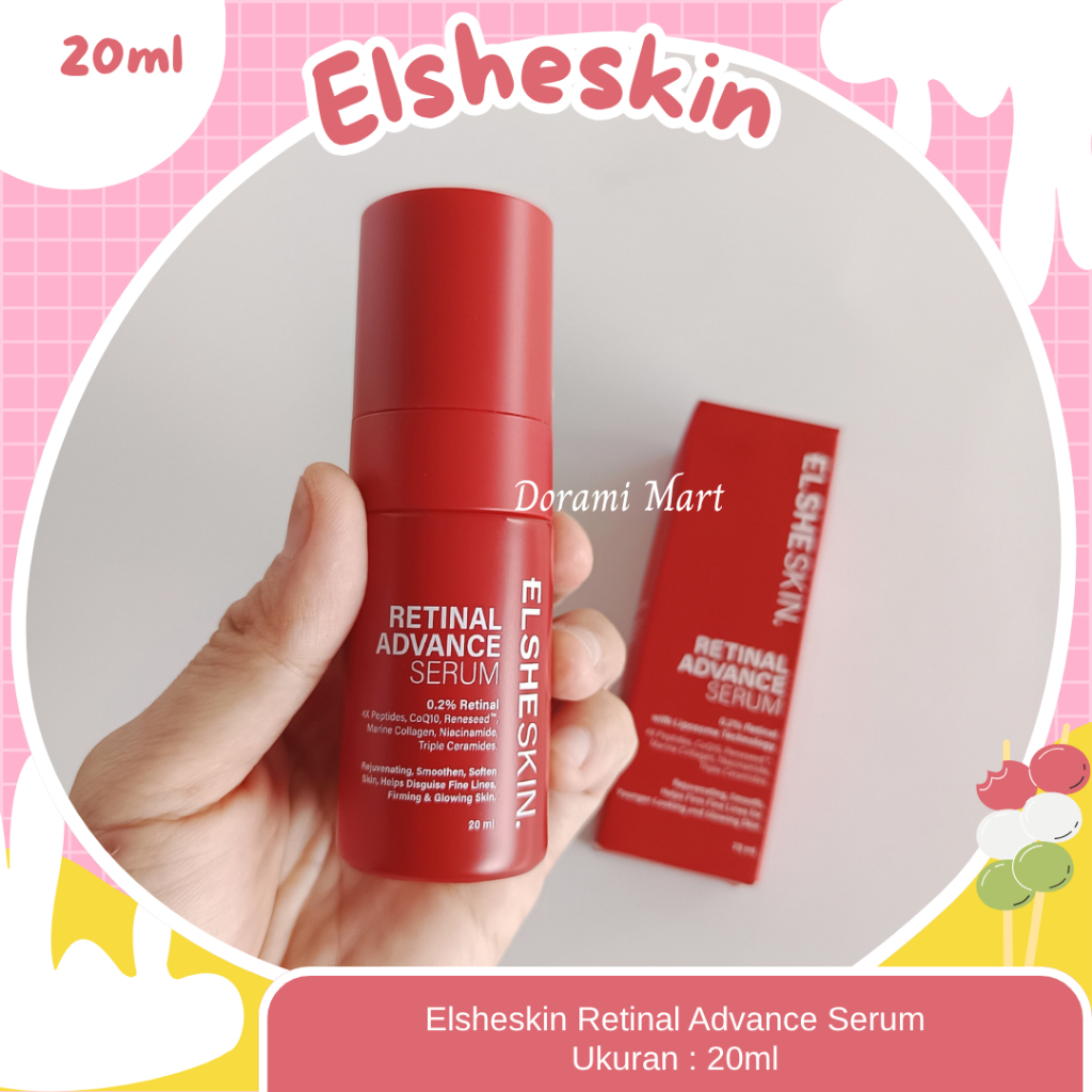 Elsheskin Retinal Advance Serum Anti Aging Retinoid Krim Cream Pelembab Wajah Muka 20ml