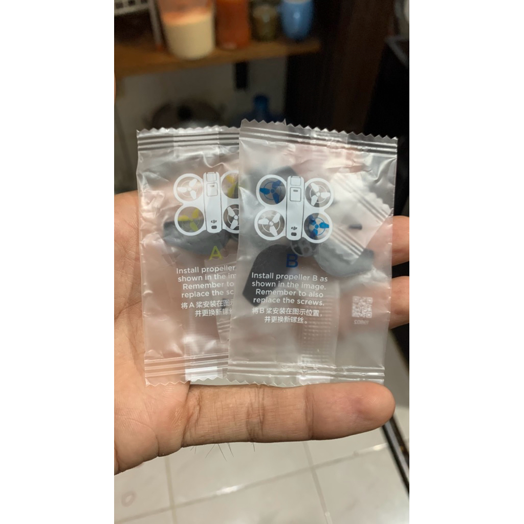 Propeller Drone Ori A & B (2 Pcs) – Baling-Baling Original Stabil & Tahan Lama