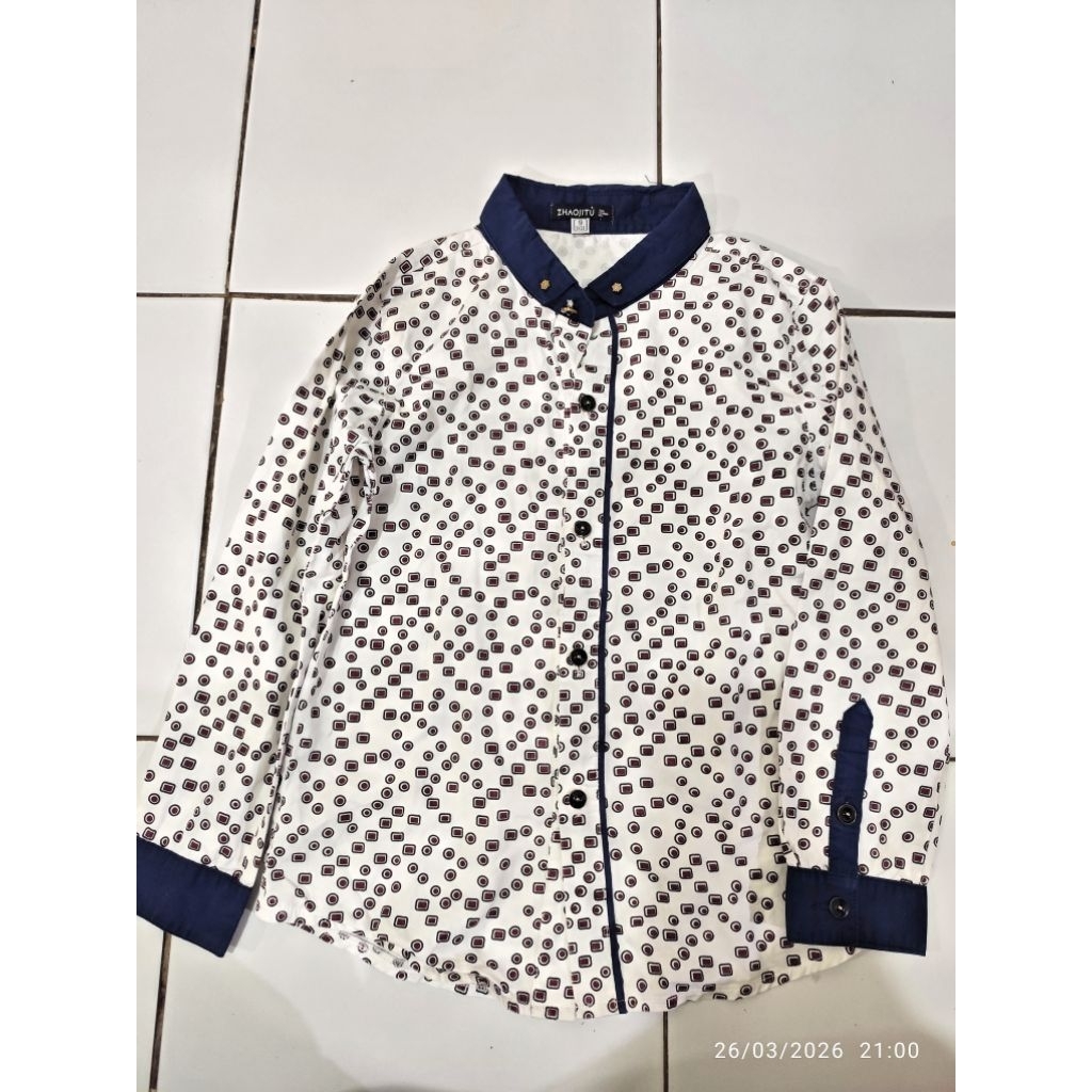 kemeja anak/baju kondangan anak/baju jalan jalan(preloved)