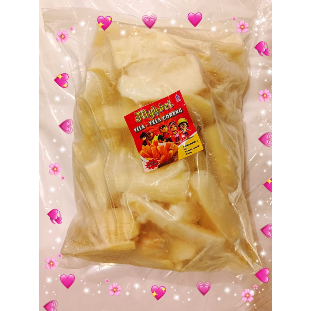 TELA TELA FROZEN 1KG UBI KAYU BERBUMBU