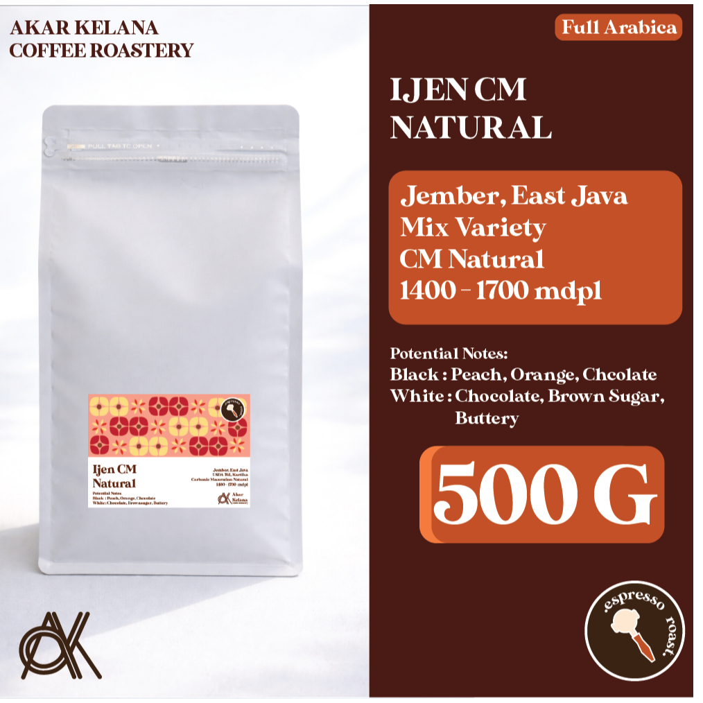 Kopi Arabika Spro Ijen CM Natural Kemasan 500G