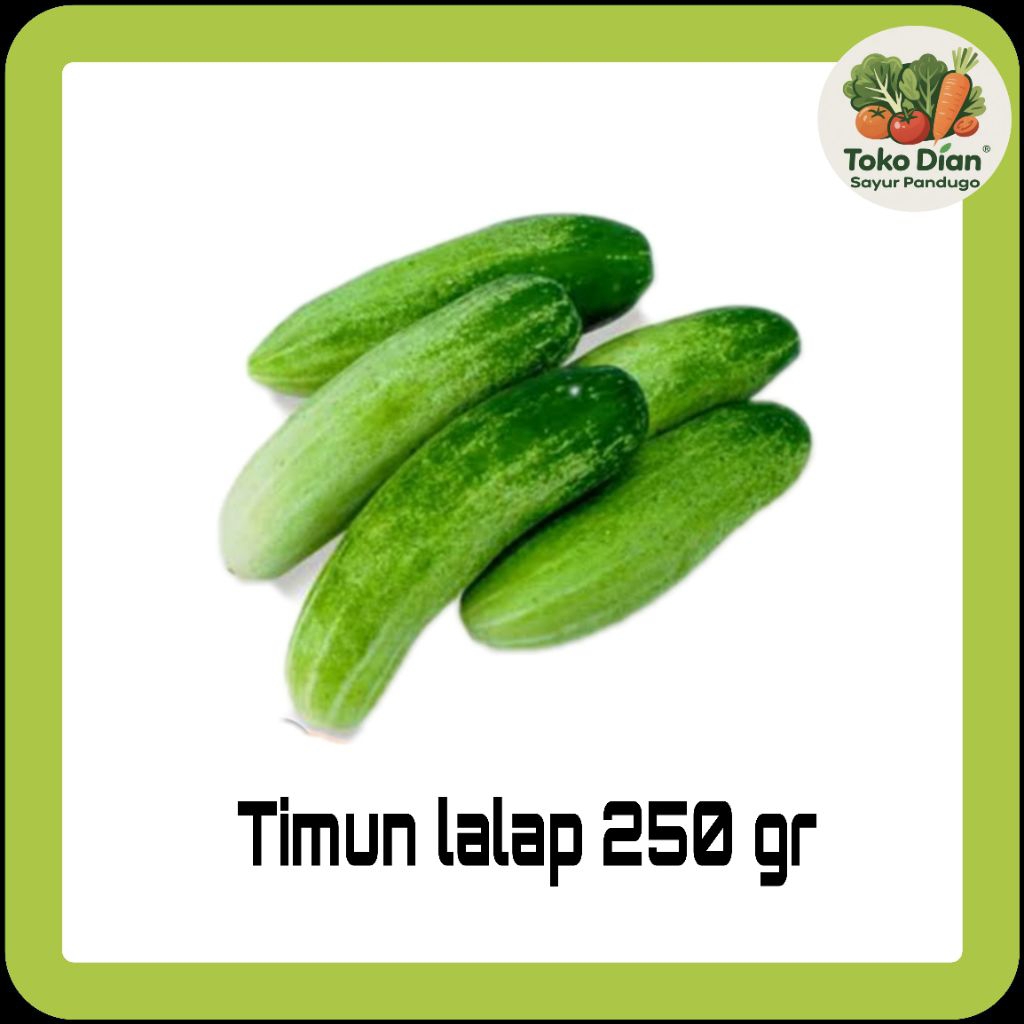 Timun lalap/timun baby segar 250 gr/Diansayurpandugo