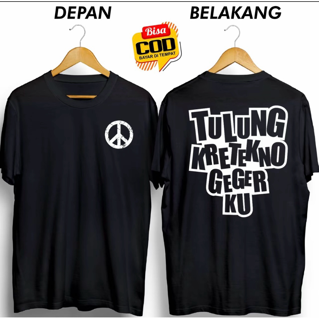 KAOS DISTRO PRIA TULUNG KRETEKNO GEGER KU