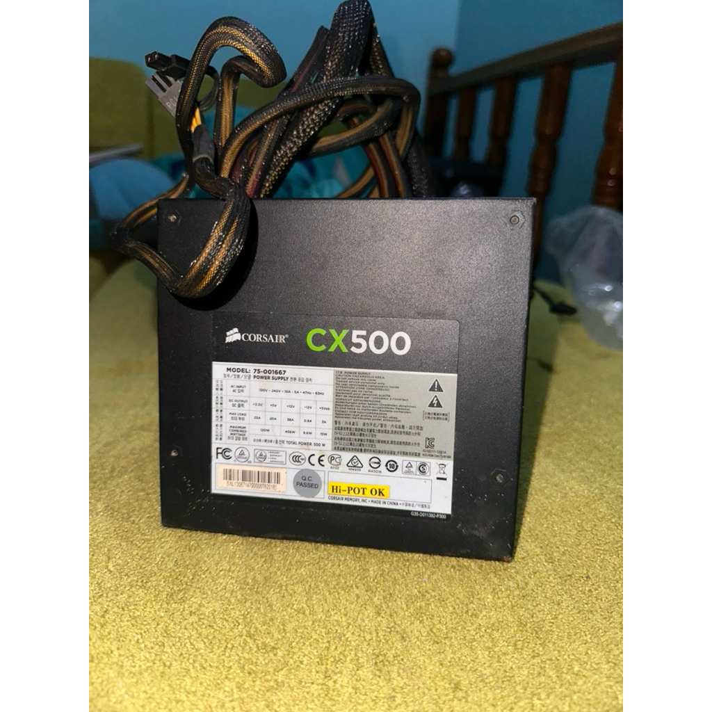 PSU CORSAIR CX500 second