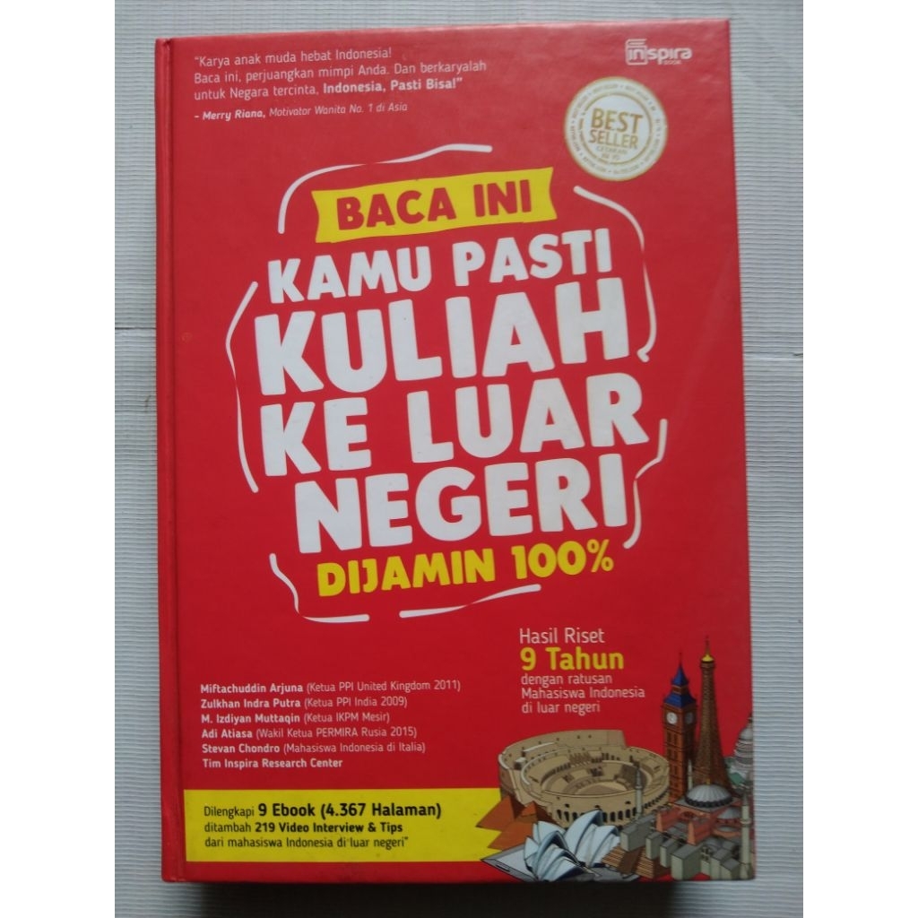 Buku Motivasi JURUS KULIAH KELUAR NEGERI BACA INI KAMU PASTI KULIAH KE LUAR NEGERI DIJAMIN 100%