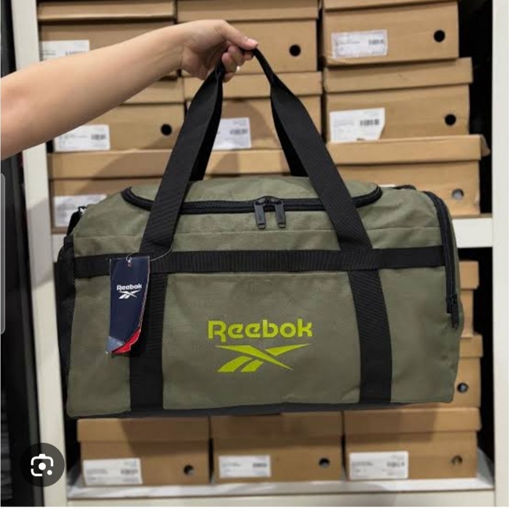 Tas Duffel Reebok Unisex Extra Small - Desain Sporty, Ringan, Ramah Lingkungan