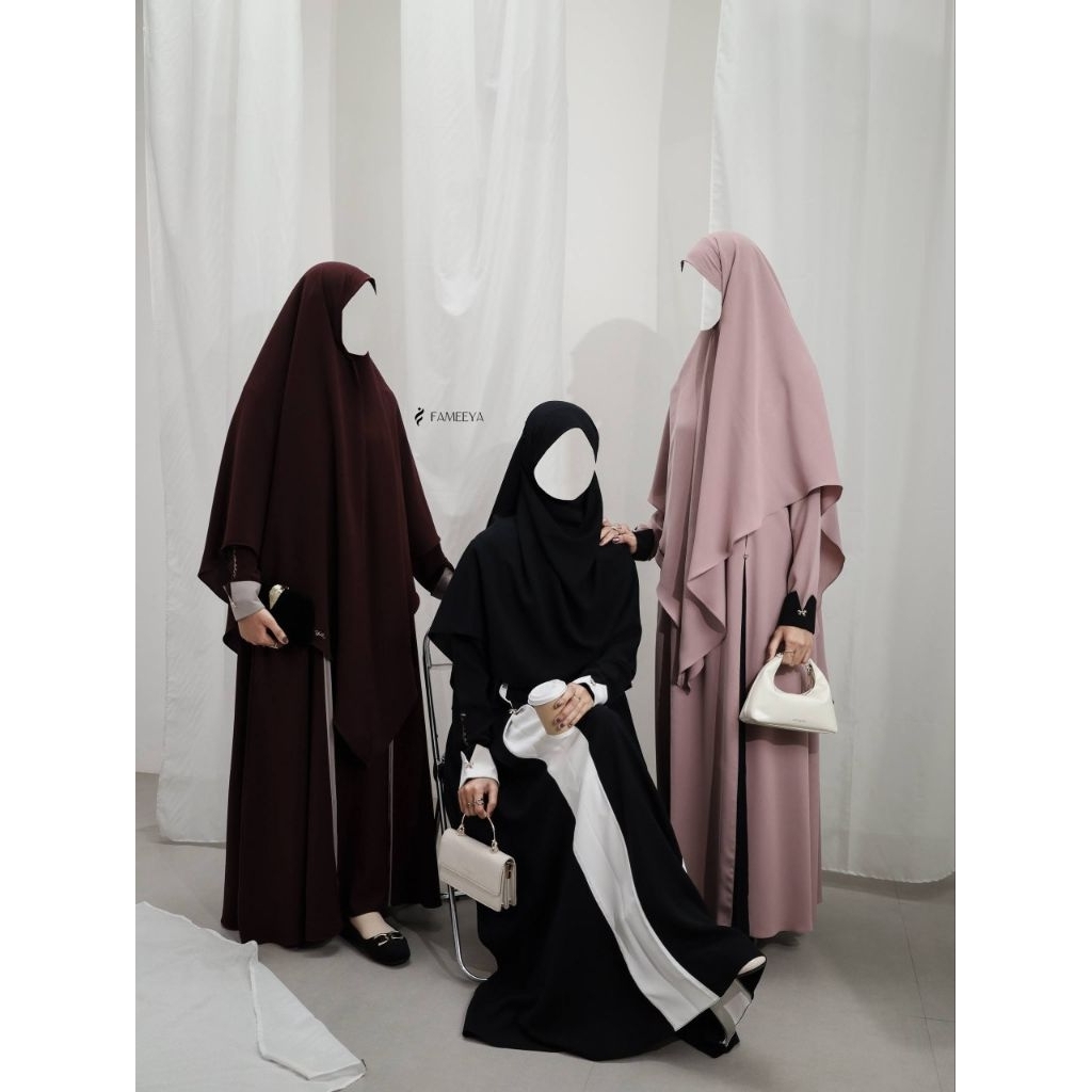 [READY] HALLY ABAYA VOL. 2 PITA BY FAMEEYA | EID SERIES | ABAYA ONLY | SUPER MEWAH | ABAYA ANTI UV |