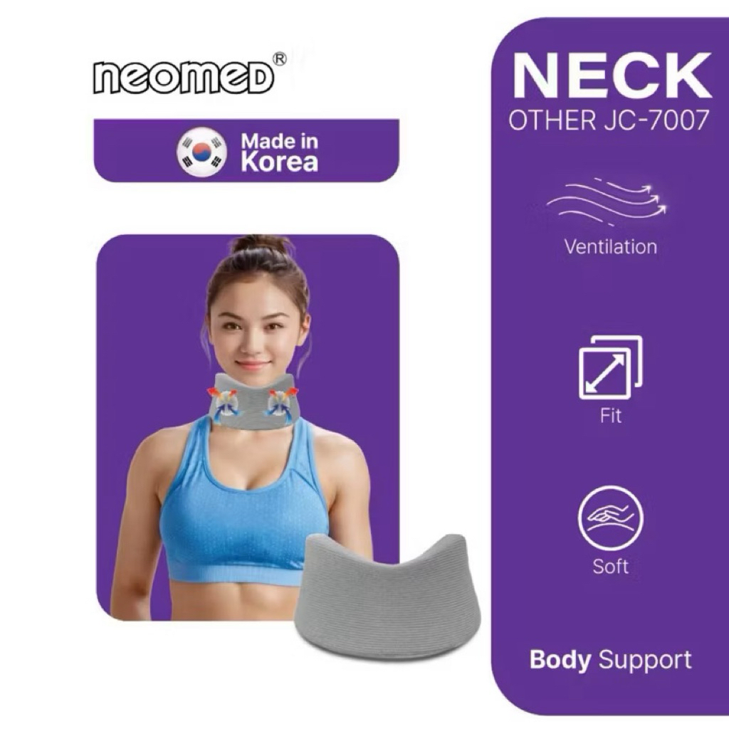 PENYANGGA LEHER NEOMED-NECK COLLAR JC-7007 NEOMED