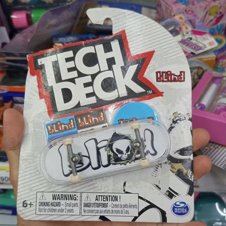 DIECAST SKATEBOARD TECHDECK BLIND WHAITE
