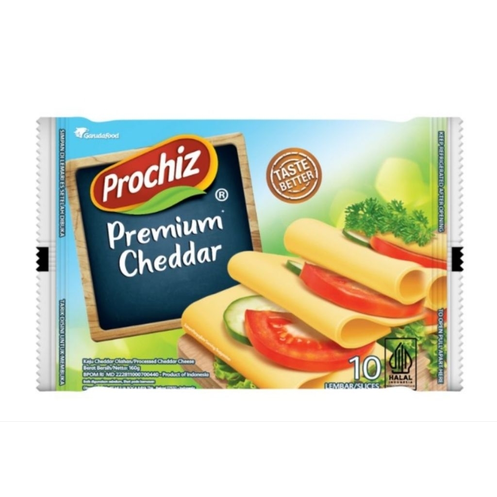 Prochiz Premium Cheddar Slice 10 S
