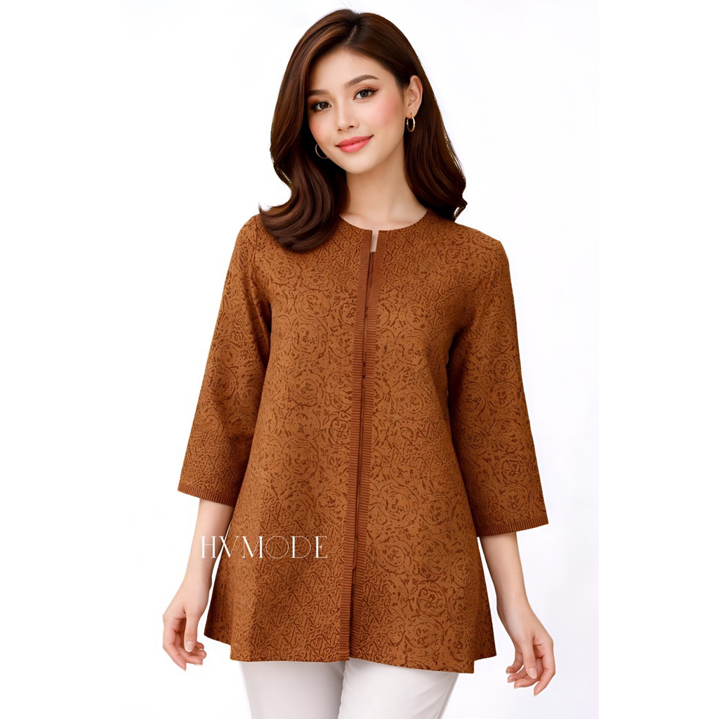 Batik Trikot - Trikot Kimiko - Blouse Batik Premium