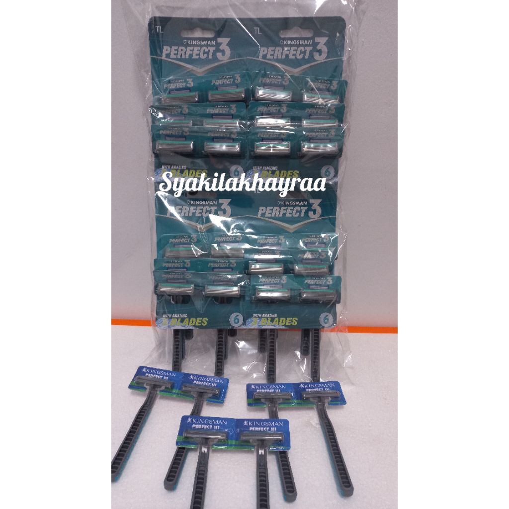 alat cukur praktis kingsman isi 24pc