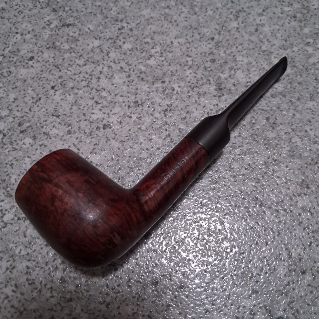 Bristol F9MM Briar Etate Pipa Cangklong Kayu Antik