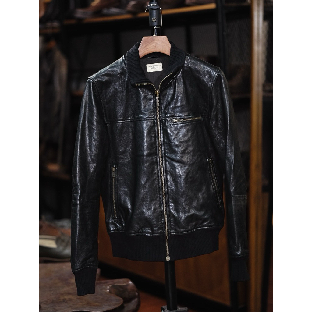 Nudie Jeans Kristoffer Vegtan Leather Jacket Original