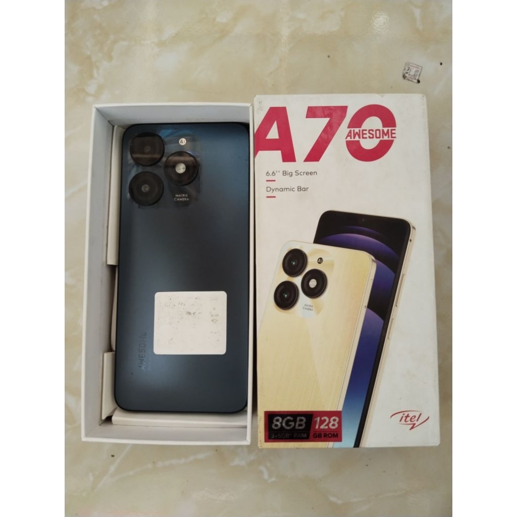 Itel A70 3+5/128 second fullset