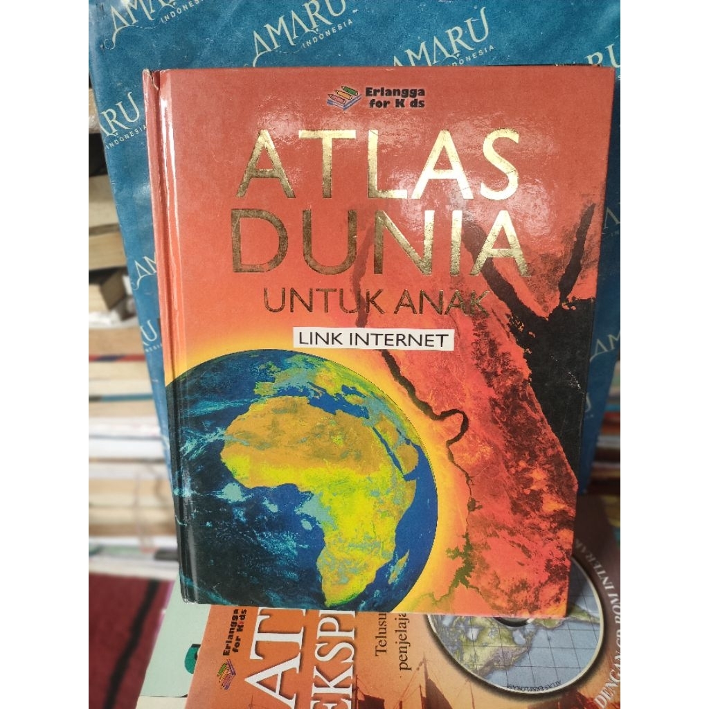 ORIGINAL BUBUK ATLAS DUNIA UNTUK ANAK-ANAK FULL COLOR  HARD COVERi