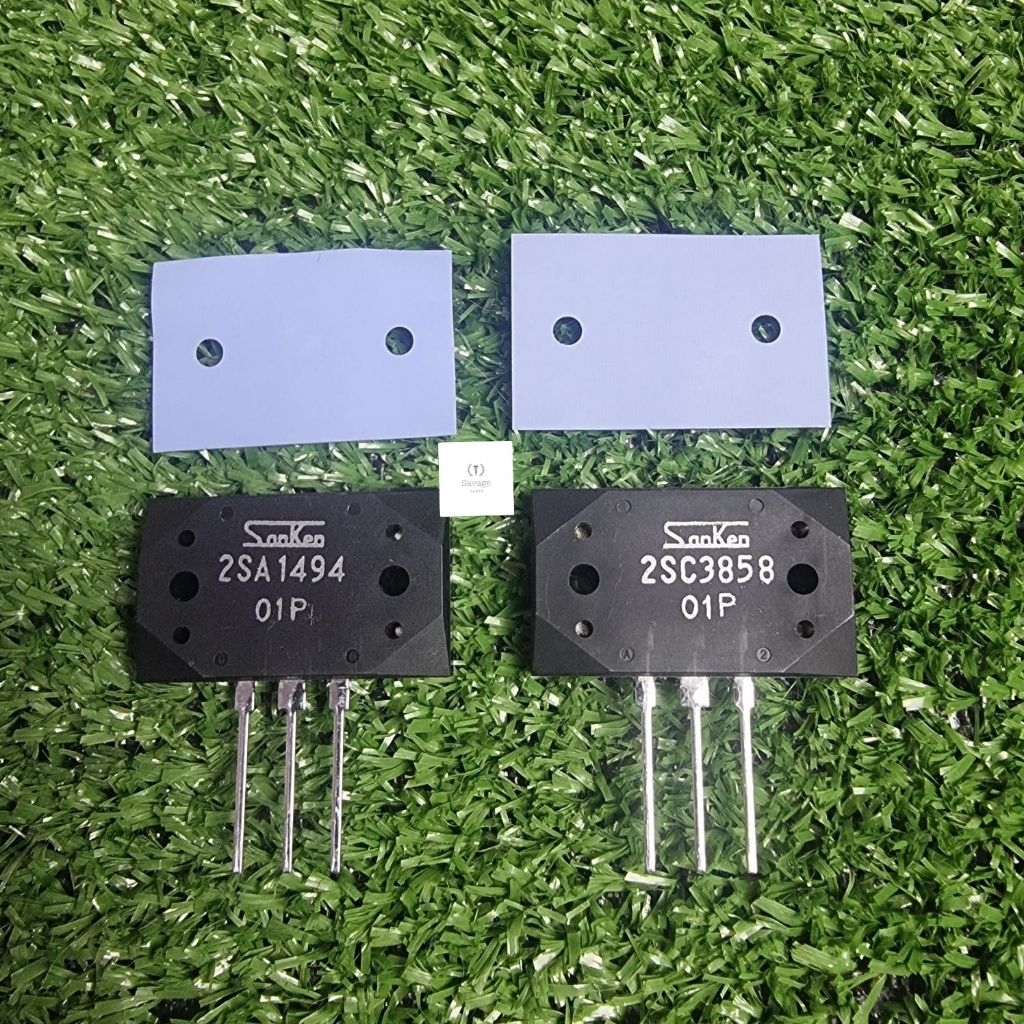 01P TRANSISTOR SANKEN 2SA1494 2SC3858 1494 3858 SA1494 SC3858  ORIGINAL JAPAN SUPER 1SET + MIKA KARE