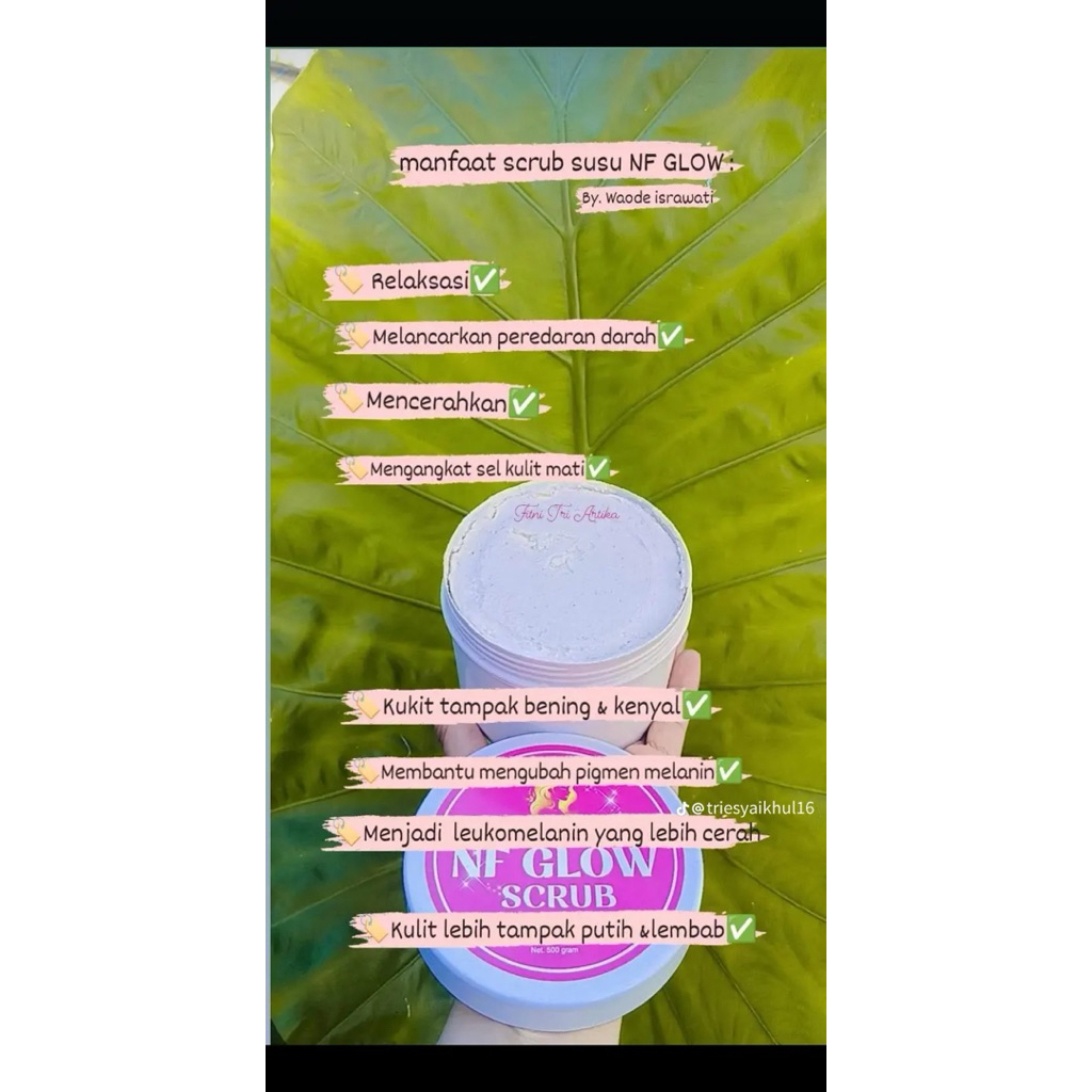 LULUR SUSU + HB DOSTING PEMUTIH NF GLOW