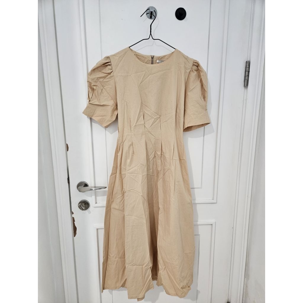 Preloved - FIRST RUN LongDresss katun poplin