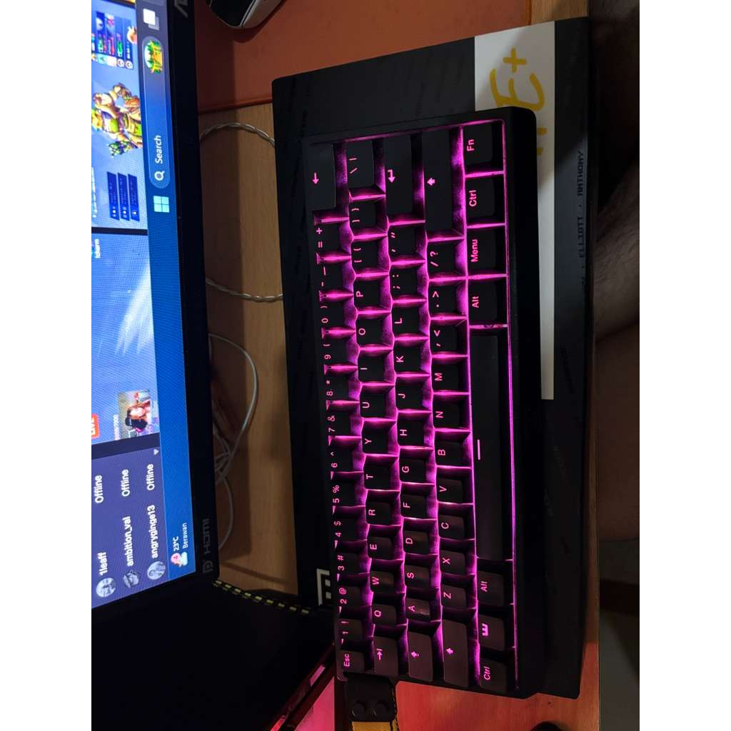 Wooting 60HE+ Bekas - Pemakaian Normal