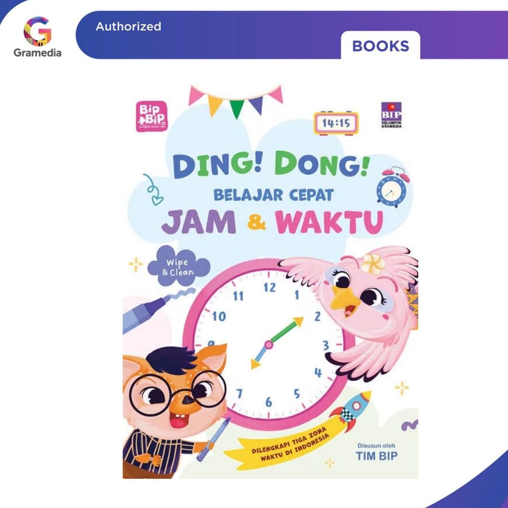 Gramedia Pekanbaru - DING DONG BELAJAR CEPAT JAM DAN WAKTU