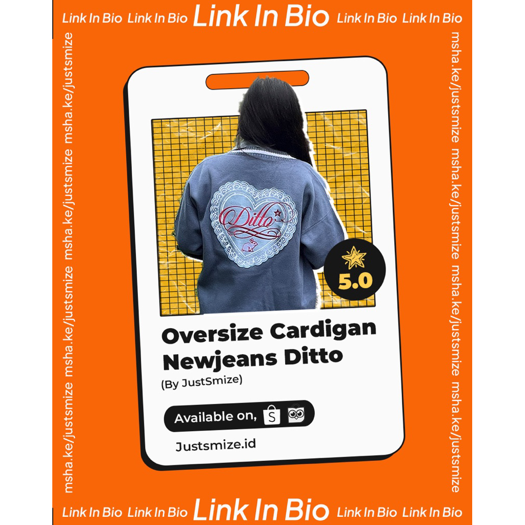 Promo Cardigan Ditto kpop High Quality and Embroidery (Ready Sock)