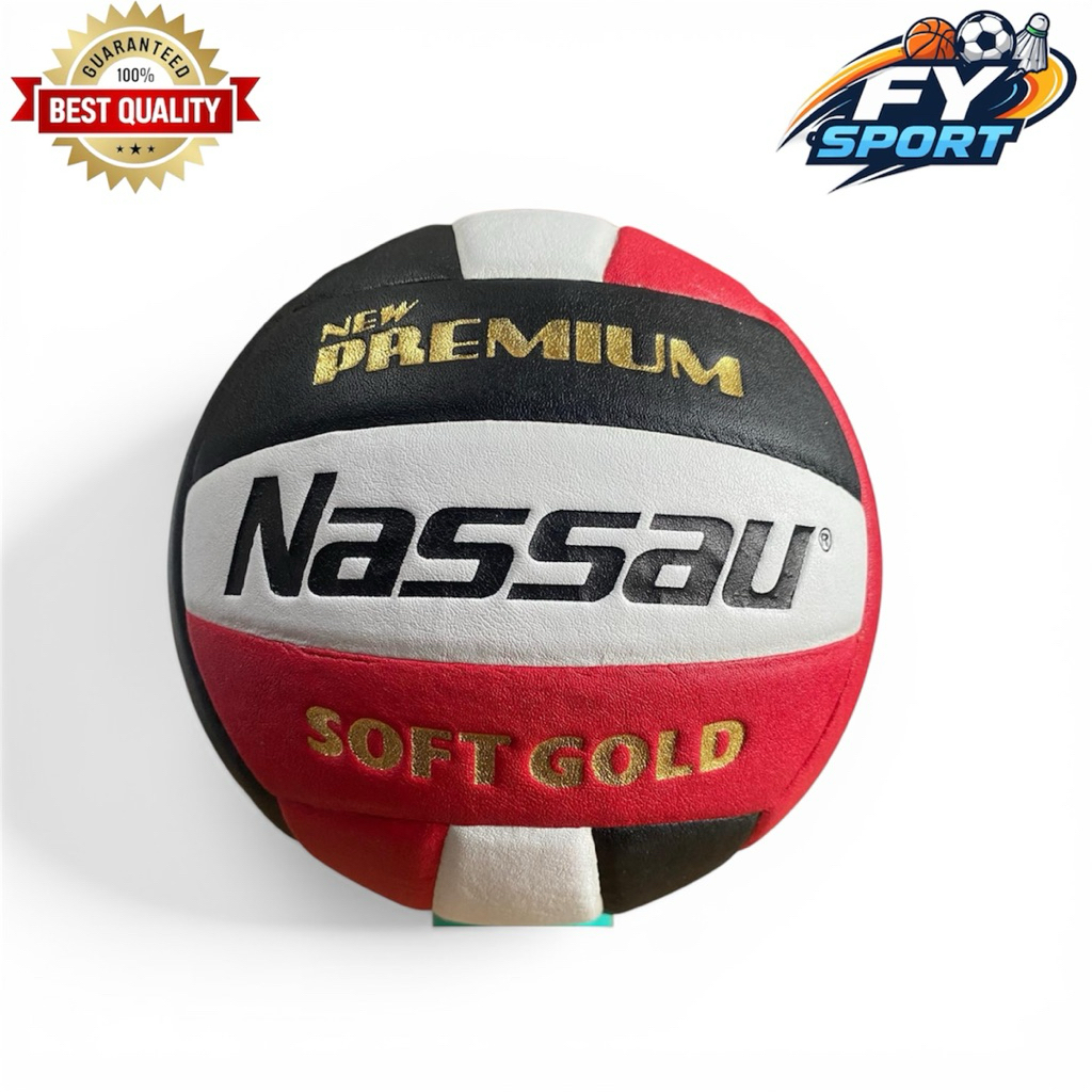 NASSAU Bola Voli Nassau Premium Soft Gold Official Original