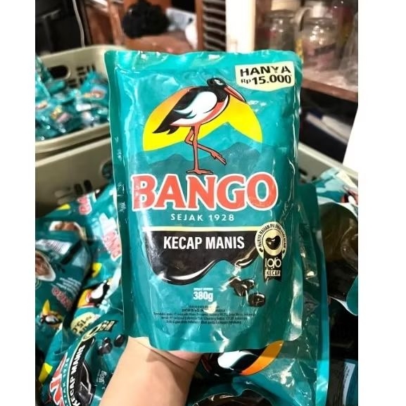KECAP MANIS BANGO 380GR HITAM PEKAT TANPA PENGAWET