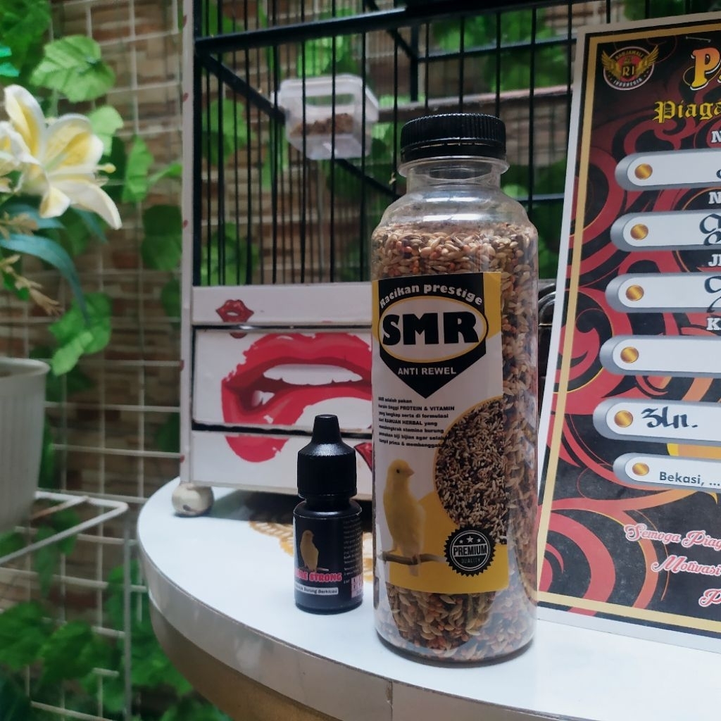 BUY 1 Pakan konslet free 1 vitamin double strong kenari