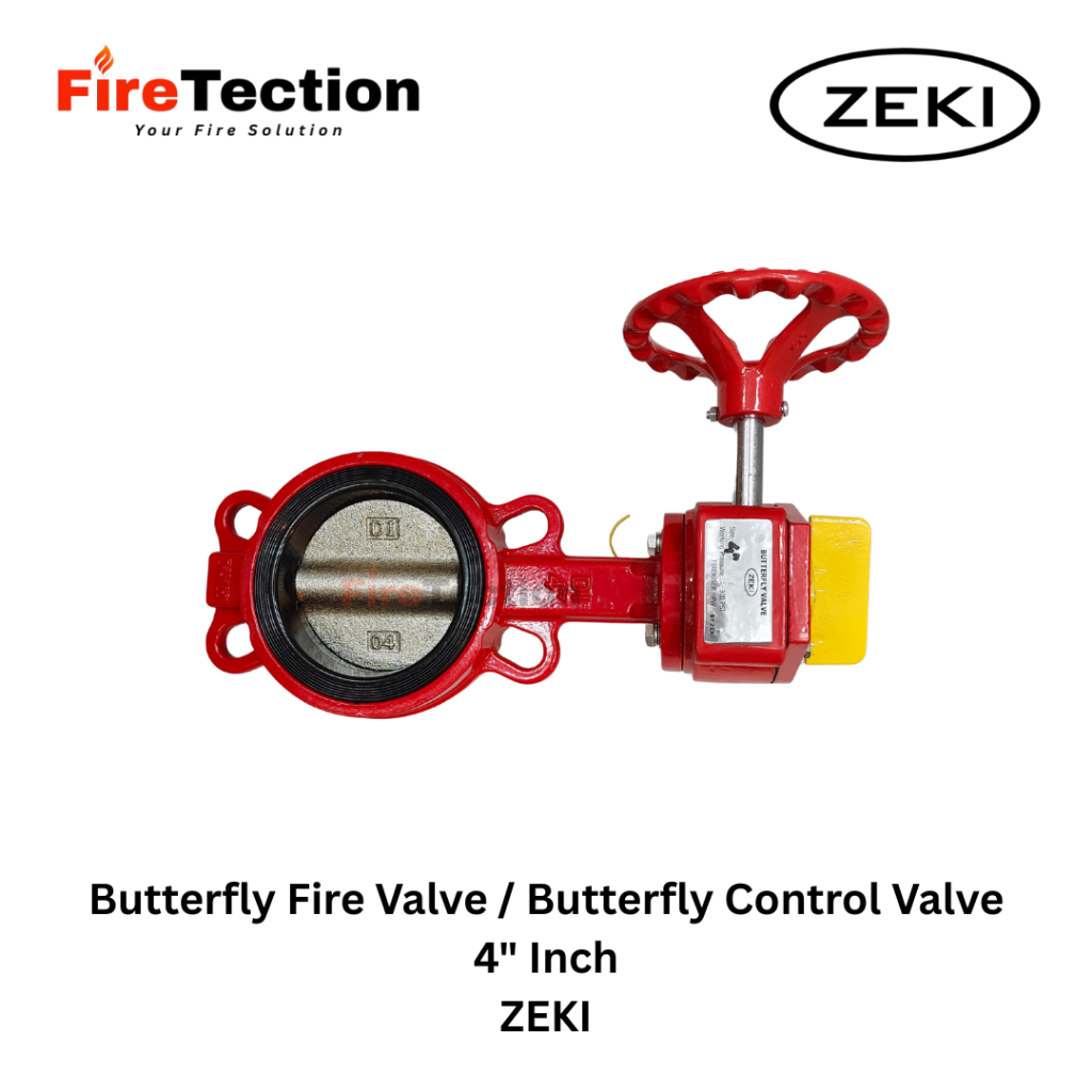 Butterfly Fire Valve / Butterfly Control Valve 4" - ZEKI