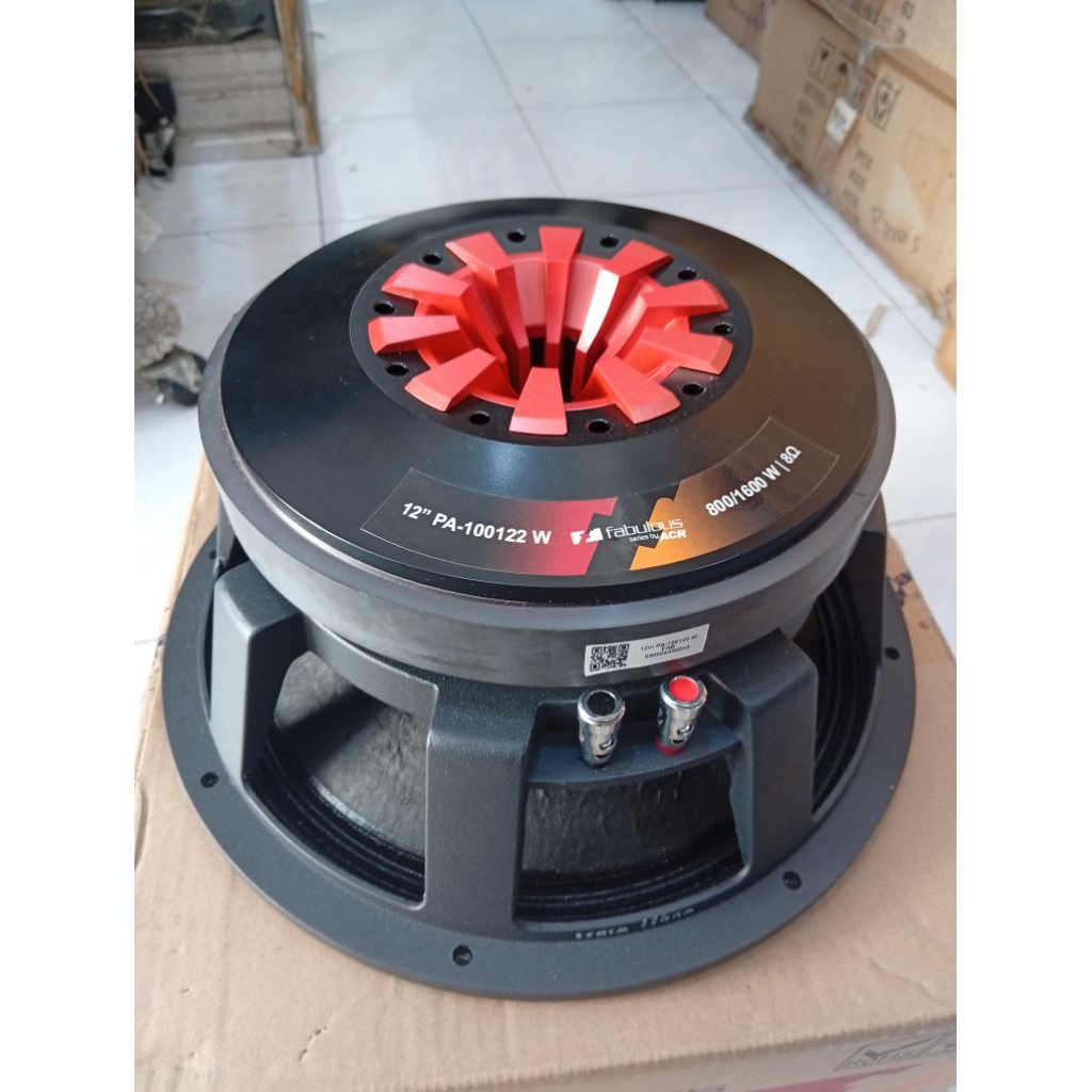 SPEAKER ACR FABULOUS 12 INCH 100122 MK2 SUBWOOFER