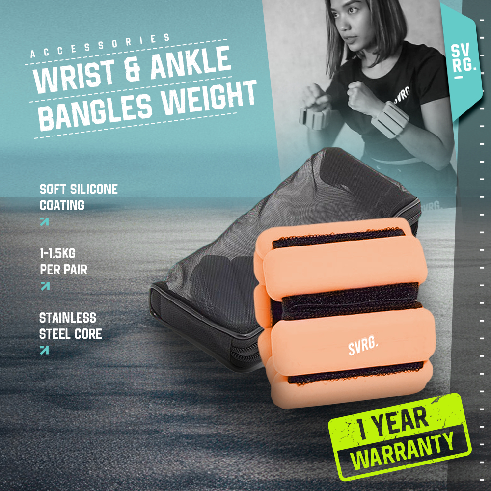 SVRG Adjustable Weights Wrist Ankle Gym Fitness 1Kg