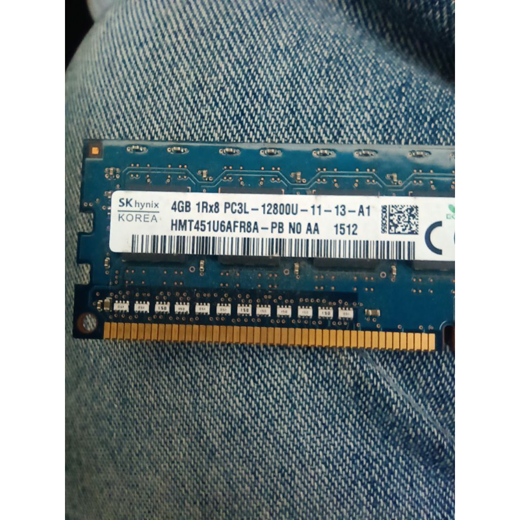 RAM LONGDIMM DDR3 4GB 1Rx8 PC3L-12800U