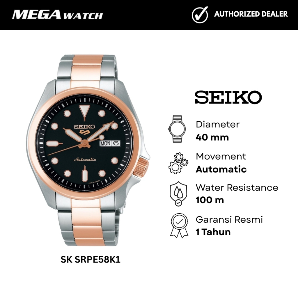 Jam Tangan SEIKO Pria Original SK SRPE58K1