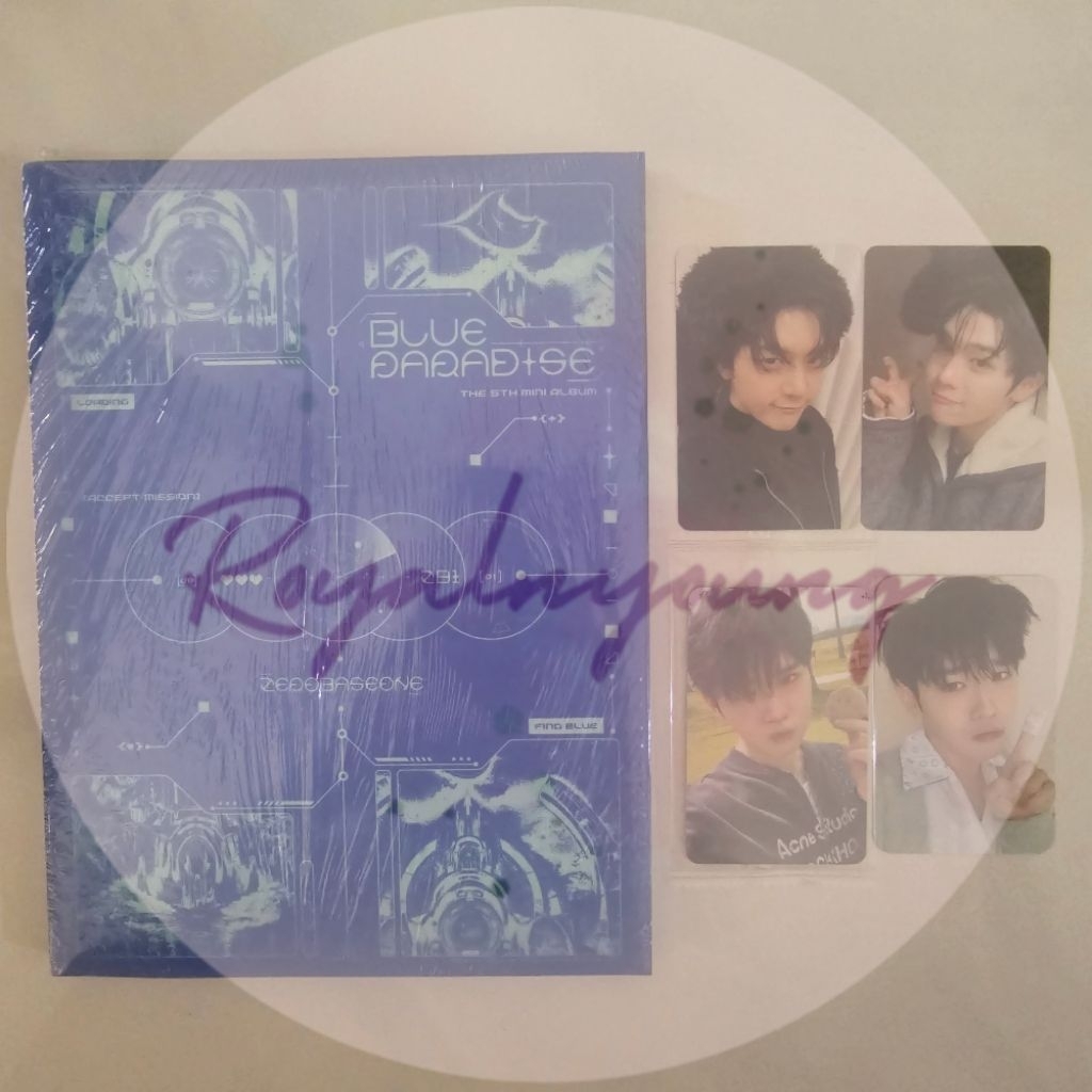Album Zerobaseone ZB1 - BLUE PARADISE (Seek Ver.) × Apple Music Appmus / Ktown4u / Soundwave Matthew