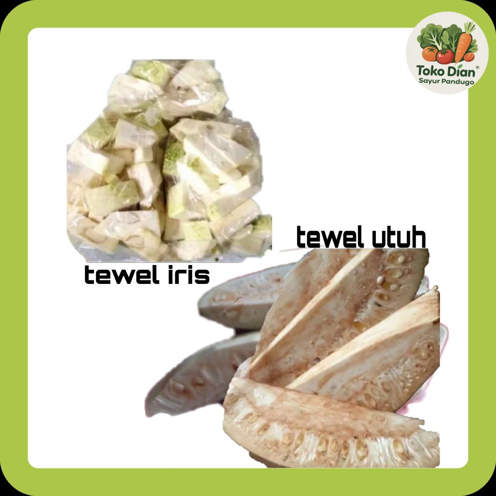Nangka muda iris 200 gr dan utuh 1/4 buah/Diansayurpandugo