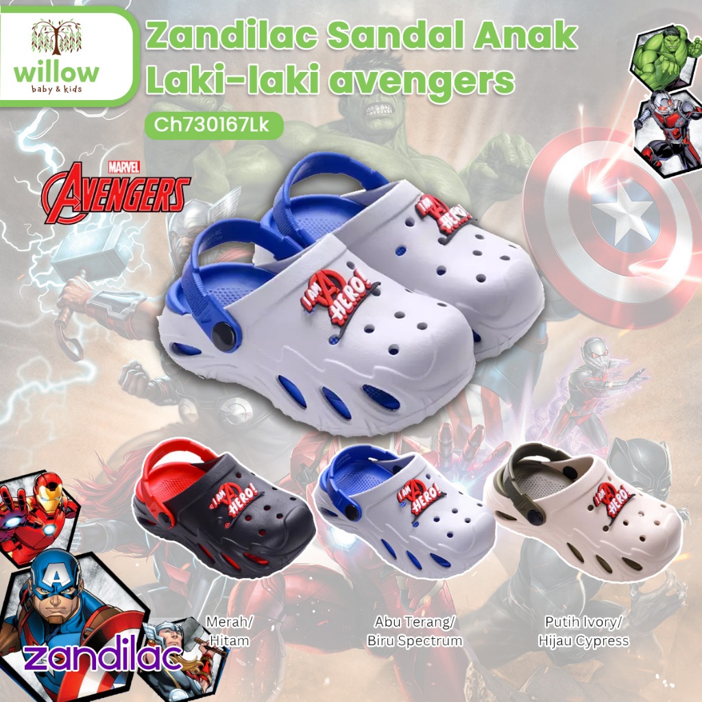 Sandal Selop Anak - Zandilac Avengers