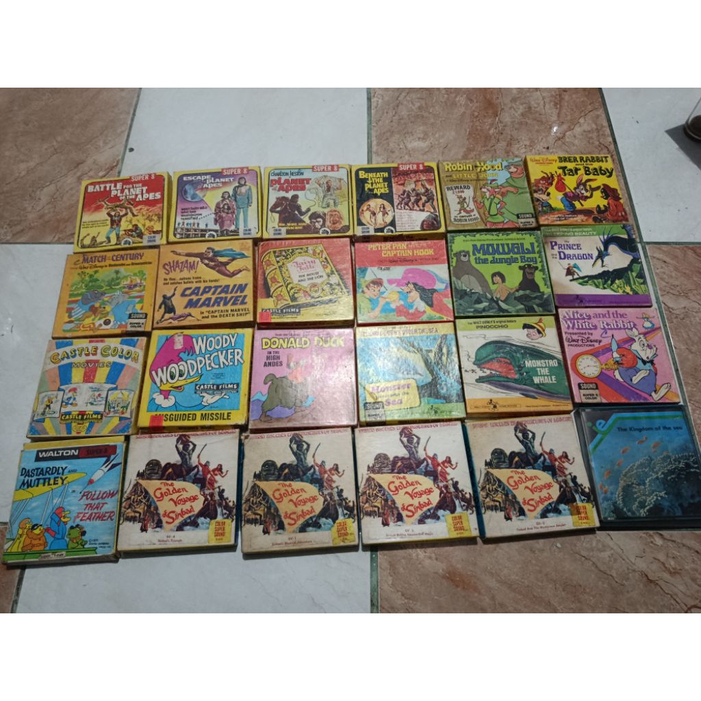 kaset film proyektor jadul 8mm