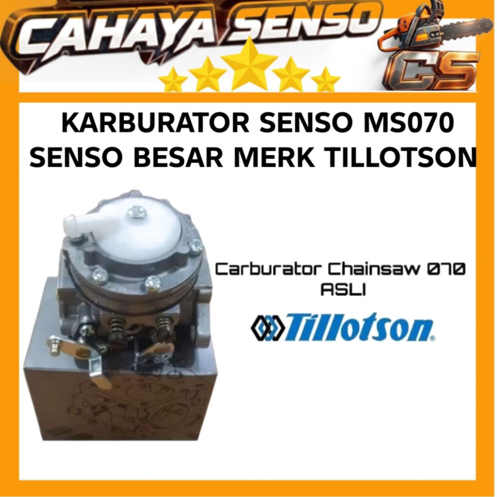 KARBURATOR SENSO MS070 SENSO BESAR MERK TILLOTSON SENSO GERGAJI KAYU